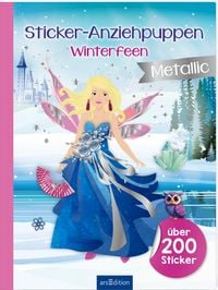 Produktbild: Sticker-Anziehpuppen Metallic &ndash; Winterfeen
