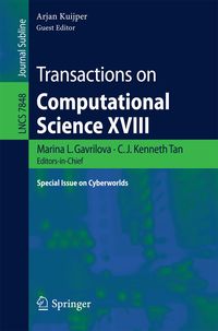 Produktbild: Transactions on Computational Science XVIII