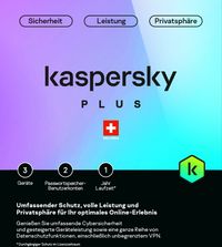 Produktbild: Kaspersky Plus (3 PC) [PC/Mac/Android] (D/F/I)