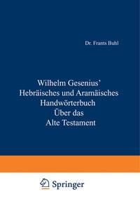 Produktbild: Hebr&auml;isches und Aram&auml;isches Handw&ouml;rterbuch &uuml;ber das Alte Testament