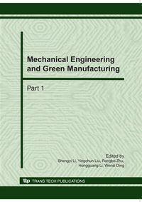 Produktbild: Mechanical Engineering and Green Manufacturing
