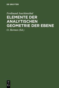 Produktbild: Elemente der analytischen Geometrie der Ebene