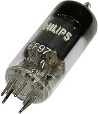 Produktbild: Philips EF 97 Elektronenr&ouml;hre Pentode 25V 2.7mA Polzahl: 7 Sockel: Miniatur Inhalt 1St.