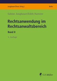 Produktbild: Rechtsanwendung im Rechtsanwaltsbereich