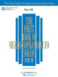 Produktbild: First Book of Mezzo-Soprano Solos - Part III Book/Online Audio