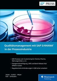 Produktbild: Qualit&auml;tsmanagement mit SAP S/4HANA in der Prozessindustrie
