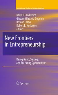 Produktbild: New Frontiers in Entrepreneurship