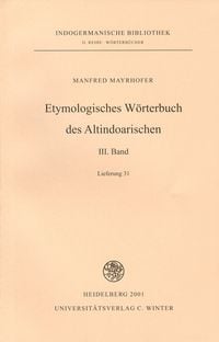 Produktbild: Etymologisches W&ouml;rterbuch des Altindoarischen