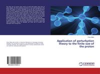 Produktbild: Application of perturbation theory to the finite size of the proton