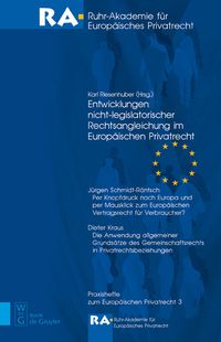 Produktbild: Entwicklungen nicht-legislatorischer Rechtsangleichung im Europ&auml;ischen Privatrecht