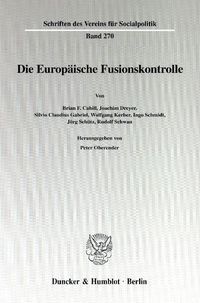 Produktbild: Die Europ&auml;ische Fusionskontrolle.