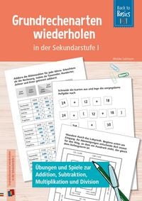 Produktbild: Grundrechenarten wiederholen in der Sekundarstufe I