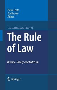 Produktbild: The Rule of Law History, Theory and Criticism