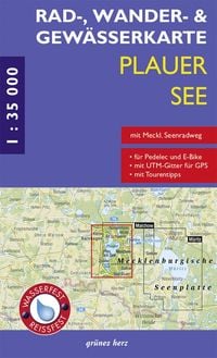 Produktbild: Rad-, Wander- und Gew&auml;sserkarte Plauer See