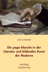 Produktbild: Die page blanche in der Literatur und bildenden Kunst der Moderne