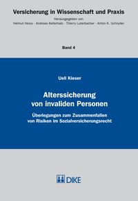 Produktbild: Alterssicherung von invaliden Personen