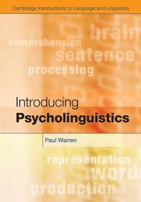 Produktbild: Introducing Psycholinguistics