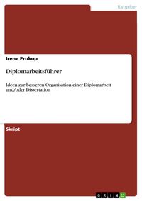 Produktbild: Diplomarbeitsf&uuml;hrer