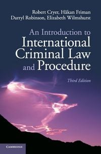 Produktbild: Cryer, R: An Introduction to International Criminal Law and