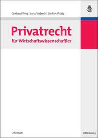 Produktbild: Privatrecht f&uuml;r Wirtschaftswissenschaftler