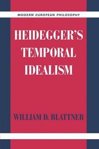 Produktbild: Heidegger's Temporal Idealism