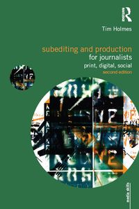Produktbild: Subediting and Production for Journalists