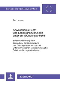 Produktbild: Anwendbares Recht und Sonderankn&uuml;pfungen unter der Gr&uuml;ndungstheorie