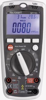 VOLTCRAFT MT-52 SE Hand-Multimeter digital Umwelt-Messfunktion CAT III 600  V Anzeige (Counts): 4000 online bestellen