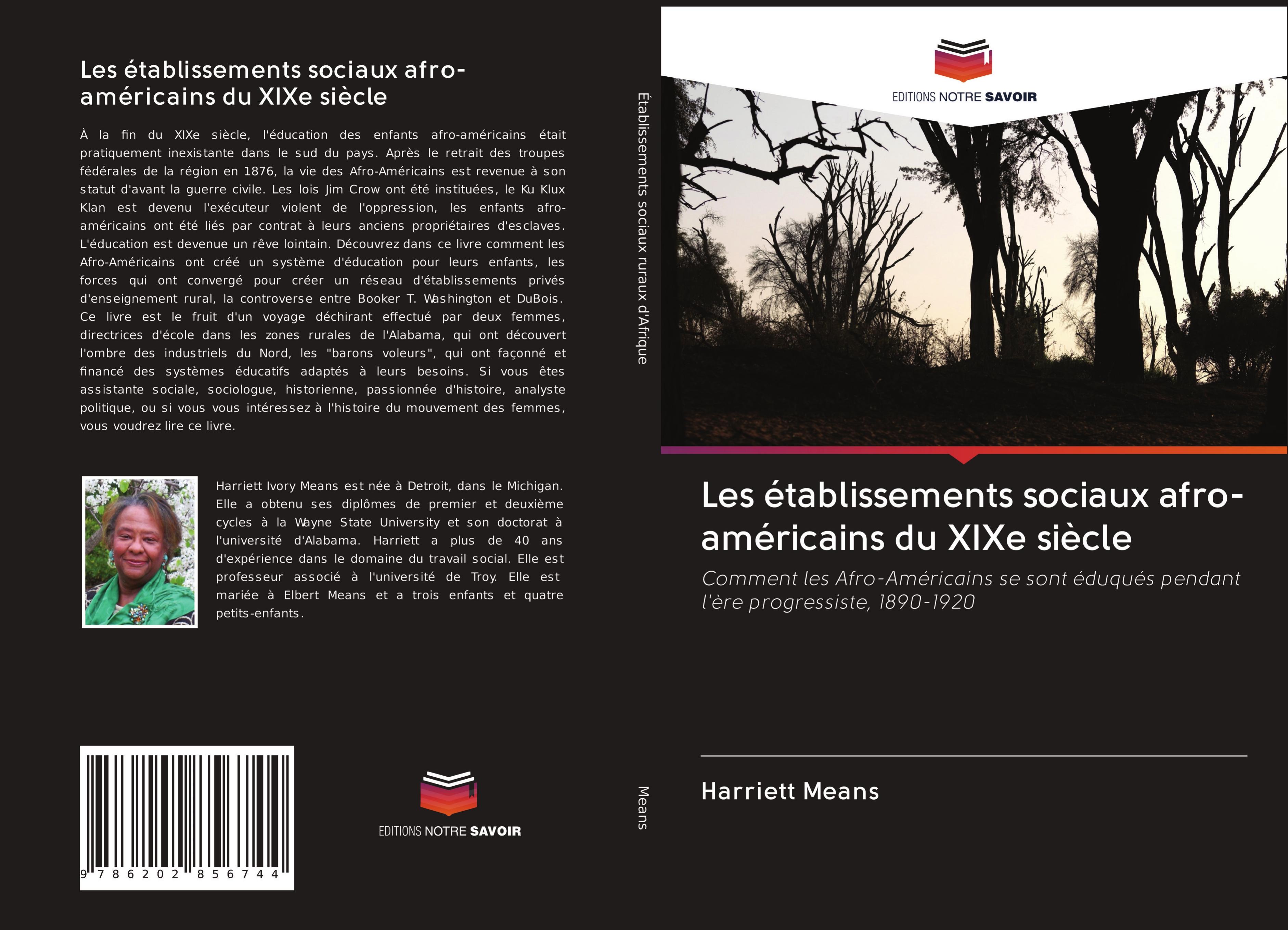 Produktbild: Les &eacute;tablissements sociaux afro-am&eacute;ricains du XIXe si&egrave;cle