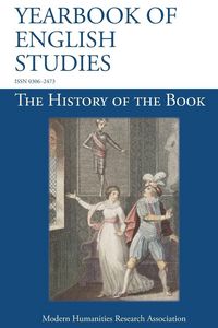 Produktbild: The History of the Book (Yearbook of English Studies (45) 2015)