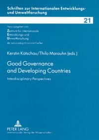 Produktbild: Good Governance and Developing Countries