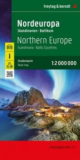 Produktbild: Nordeuropa, Stra&szlig;enkarte 1:2.000.000, freytag & berndt