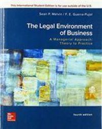 Produktbild: Guerra-Pujol, F: ISE Legal Environment of Business, A Manage