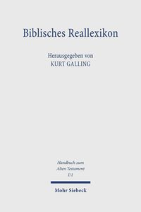 Produktbild: Biblisches Reallexikon