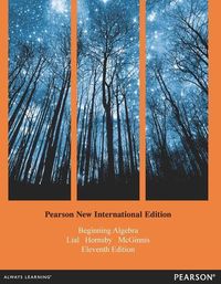 Produktbild: Lial, M: Beginning Algebra: Pearson New International Editio