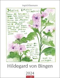 Bild vom Artikel Hildegard von Bingen. Wandkalender 2024 mit Rezepturen der Äbtissin. Bildkalender 2024 gestaltet mit Aquarellen von Ingrid Kleemann. Kunstkalender Ho vom Autor Ingrid Kleemann
