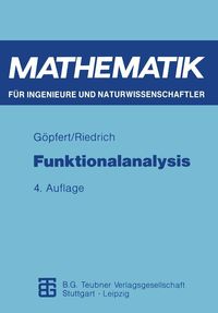 Produktbild: Funktionalanalysis