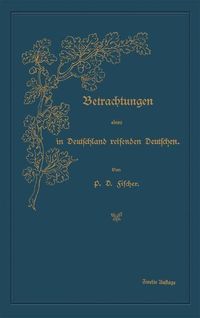 Produktbild: Betrachtungen eines in Deutschland reisenden Deutschen
