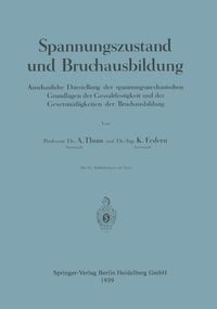 Produktbild: Spannungszustand und Bruchausbildung