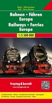 Bild vom Artikel Bahnen + Fähren Europa, Eisenbahnkarte 1:5,5 Mio vom Autor 
