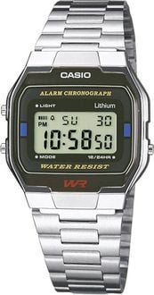 Bild vom Artikel Casio Chronograph Armbanduhr A163WA-1QES (L x B x H) 36.8 x 33 x 9.1 mm Silber Gehäusematerial=Edelstahl Material (Armband)=Edelstahl vom Autor 