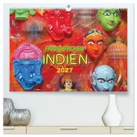 Produktbild: Farbenfrohes Indien (hochwertiger Premium Wandkalender 2027 DIN A2 quer), Kunstdruck in Hochglanz