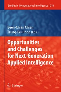 Produktbild: Opportunities and Challenges for Next-Generation Applied Intelligence