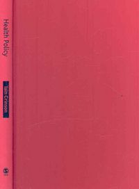 Produktbild: Crinson, I: Health Policy