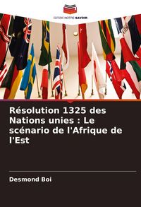 Produktbild: R&eacute;solution 1325 des Nations unies : Le sc&eacute;nario de l'Afrique de l'Est