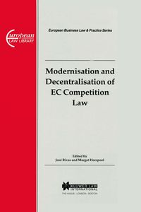 Produktbild: European Business Law & Practice Series: Modernisation and Decentralisation of EC Competition Law