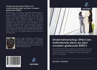 Produktbild: Ondernemerschap: Effect van institutionele steun op door vrouwen gesteunde KMO's