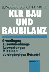 Produktbild: KLR Bau und Baubilanz