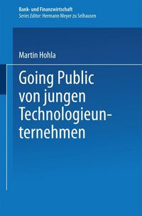 Produktbild: Going Public von jungen Technologieunternehmen