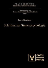 Produktbild: Schriften zur Sinnespsychologie
